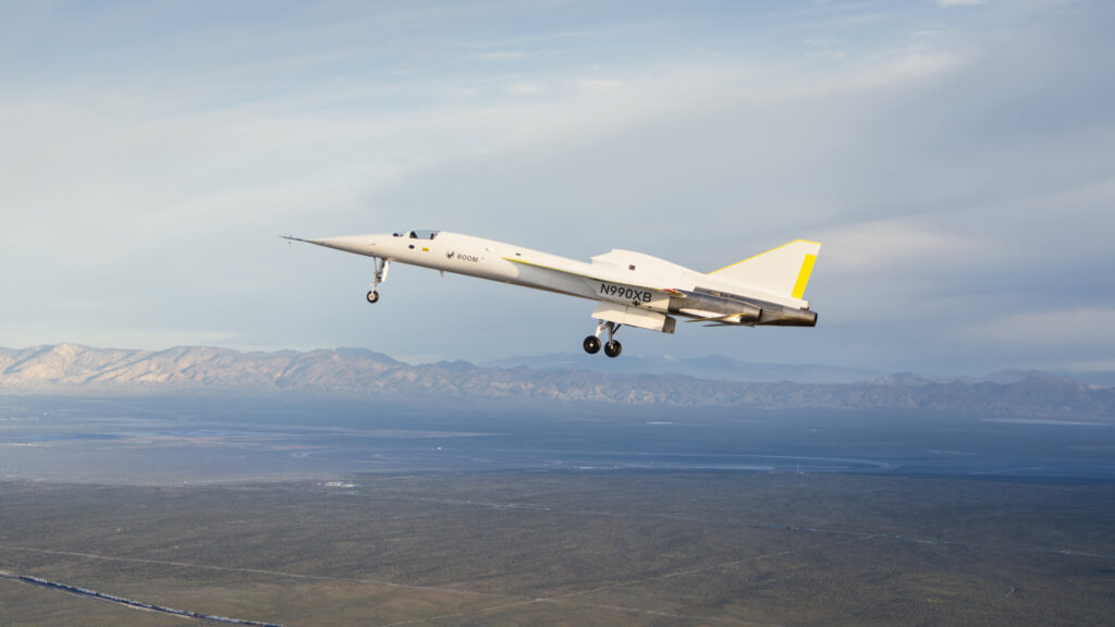 Xb-1 first flight. Milestone for Overture